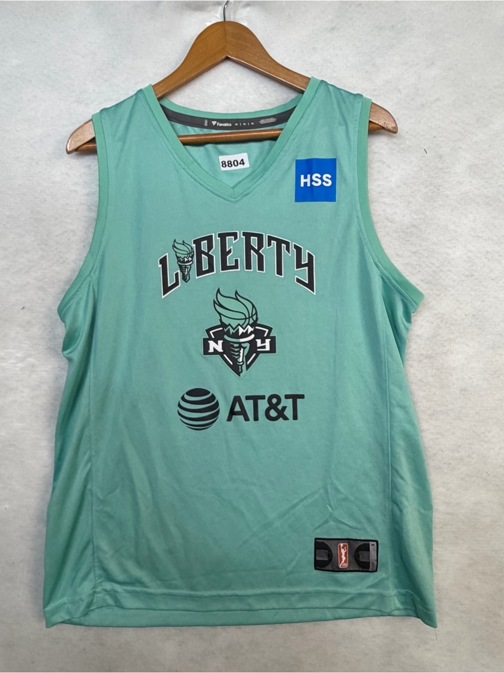 Fanatics Sabrina Ionescu New York Liberty Teal WNBA Basketball Jersey M 8804